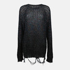 니트웨어 Pull à sequins battus Maison Margiela 파란색 Femme