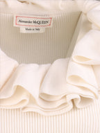 Knitwear Knitted sweater Alexander McQueen White Women