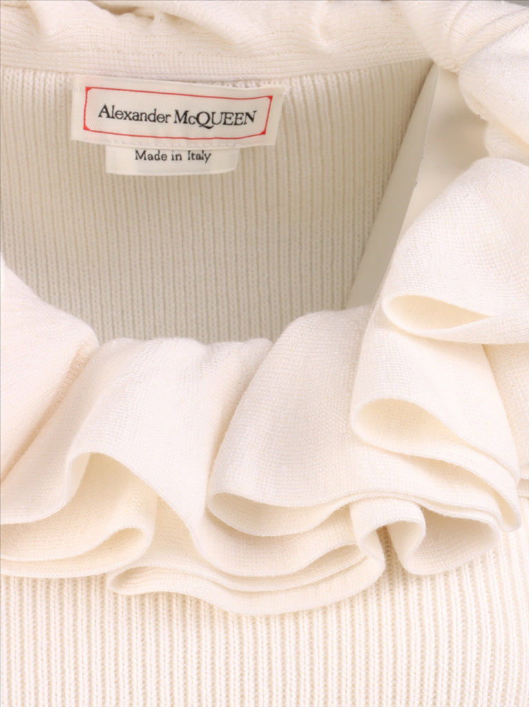 Knitwear Knitted sweater Alexander McQueen White Women