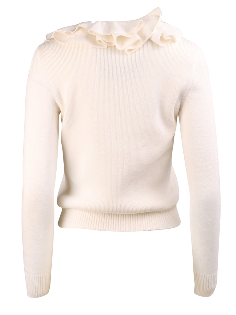 Knitwear Knitted sweater Alexander McQueen White Women