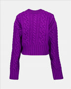 ニットウェア ニットセーター Ami PARIS 紫 女性