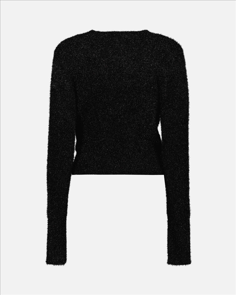 ニットウェア スパンコール付きセーター Ami PARIS 黒 女性