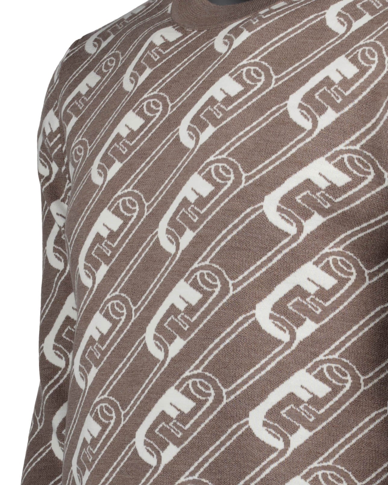 ニットウェア フェンディ オロック セーター Fendi 茶色 男