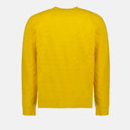 Knitwear FF sweater Fendi Yellow Man