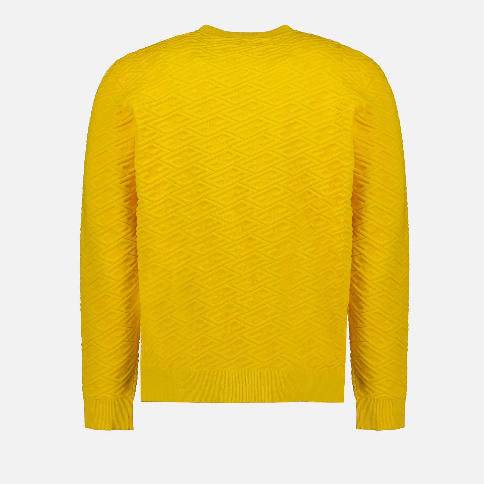 Knitwear FF sweater Fendi Yellow Man
