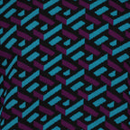 Maille Pull Greca Versace Violet Homme