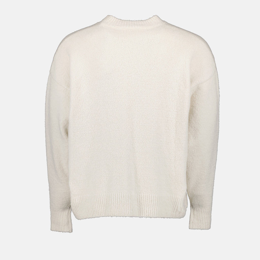 Maille Pull I Love PA Palm Angels Blanc Femme