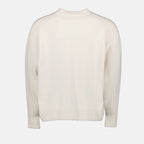 Maille Pull I Love PA Palm Angels Blanc Femme