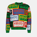 Maille Pull Kenzo Labels Kenzo Multicolore Homme
