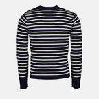 Maille Pull marinière Ami PARIS Bleu Homme