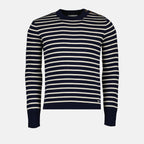 Maille Pull marinière Ami PARIS Bleu Homme