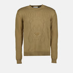 Knitwear Teddy sweater Moschino Brown Man