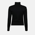 Maille Pull col roulé Ami PARIS Noir Femme