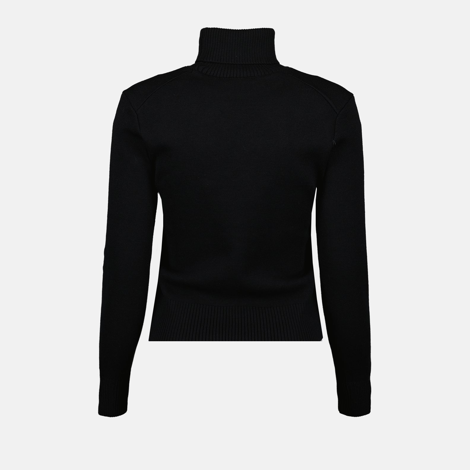 Maille Pull col roulé Ami PARIS Noir Femme