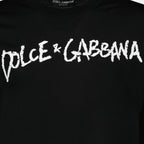 Maille Pull à logo Dolce & Gabbana Noir Homme