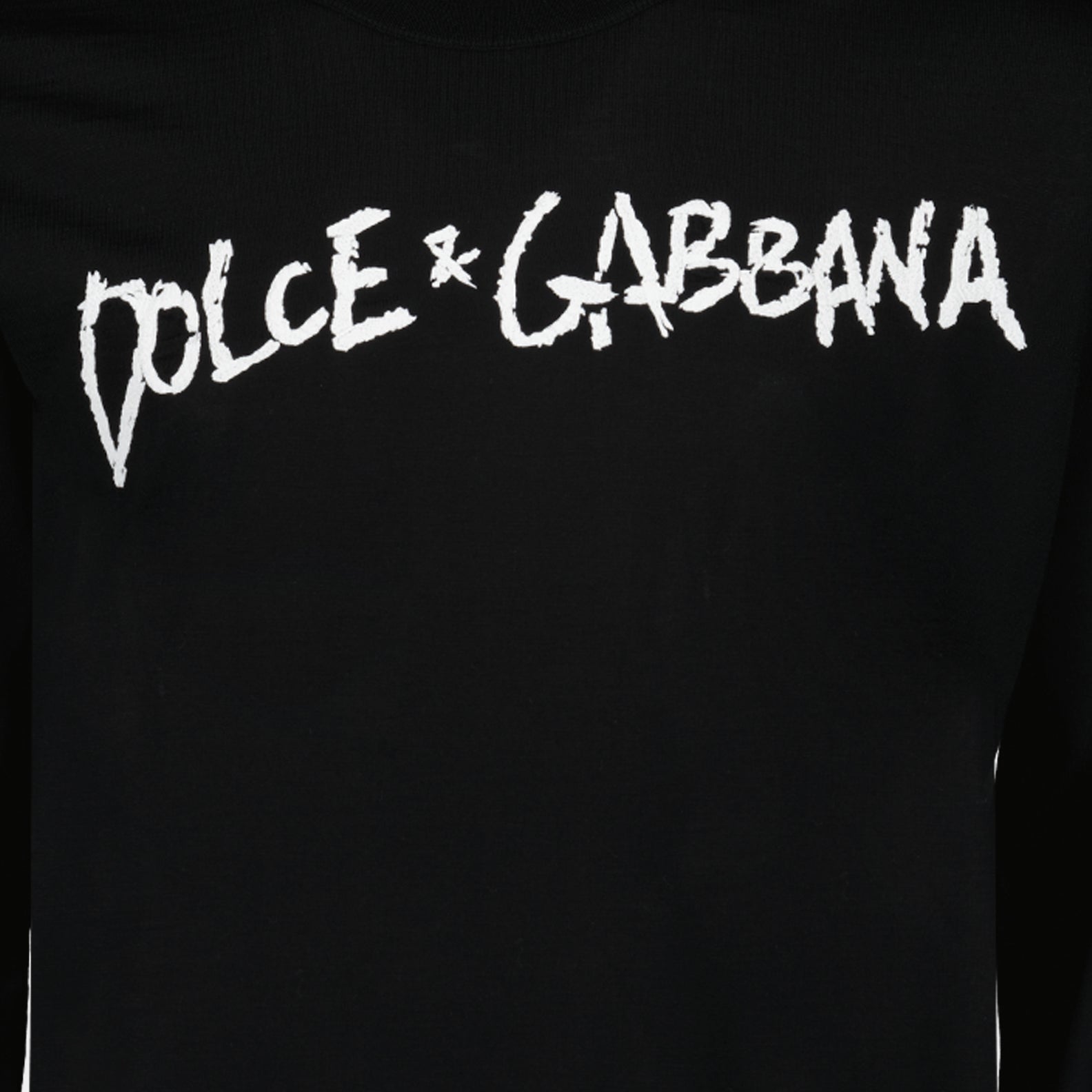 Maille Pull à logo Dolce & Gabbana Noir Homme
