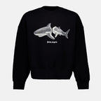 Maille Pull Broken Shark Palm Angels Gris Homme