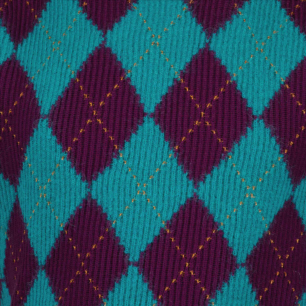 Knitwear Sleeveless Sweater Versace Purple Men