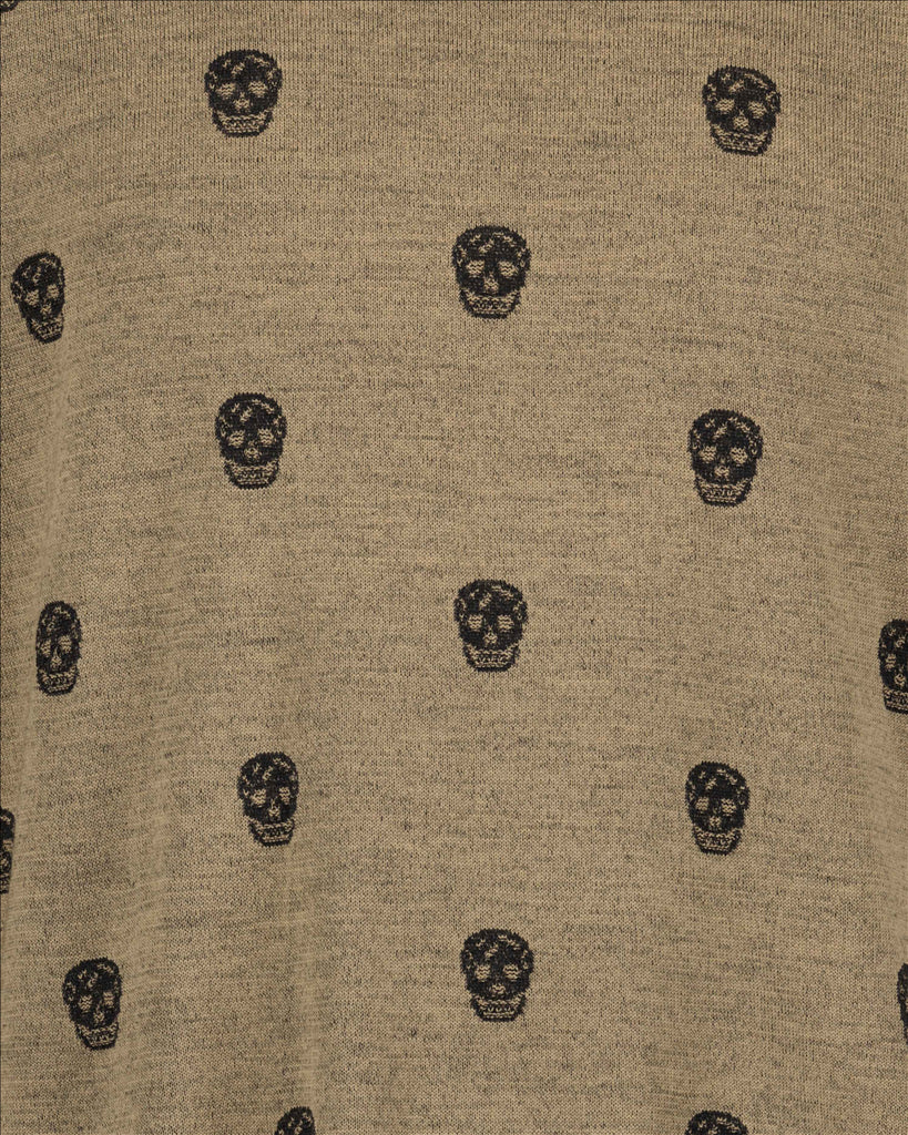 Knitwear Skull Sweater Alexander McQueen Green Man