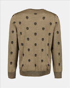 Knitwear Skull Sweater Alexander McQueen Green Man