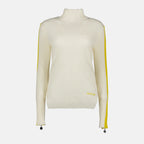 Maglieria Pull T-Neck Moncler Beige Femme