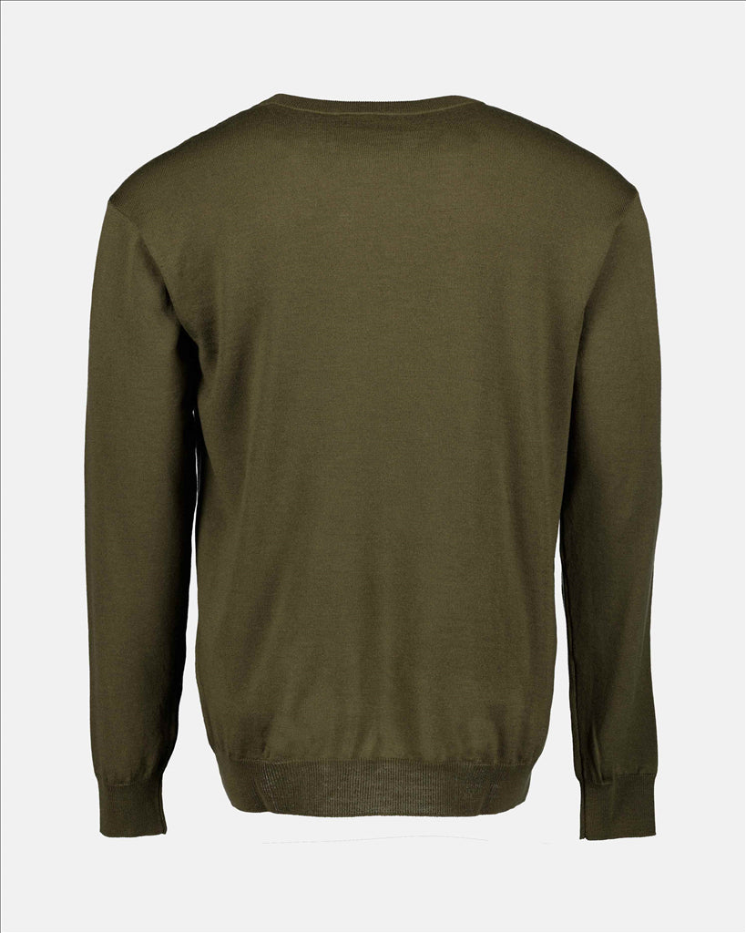 Maille Pull Teddy Moschino Vert Homme