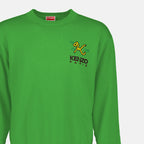 Maille Pull Tiger Tail K Kenzo Vert Homme