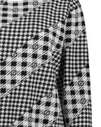 Knitwear Gingham sweater Fendi Gray Man