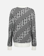 Knitwear Gingham sweater Fendi Gray Man