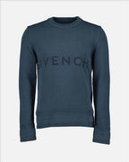 Malhas Pullover à logo Givenchy Azul Homme