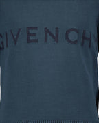 Malhas Pullover à logo Givenchy Azul Homme