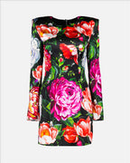 Vestidos Robe à imprimé fleurs Dolce & Gabbana Multicolorido Femme