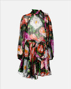 Robes Robe à imprimé fleurs Dolce & Gabbana Rose Femme