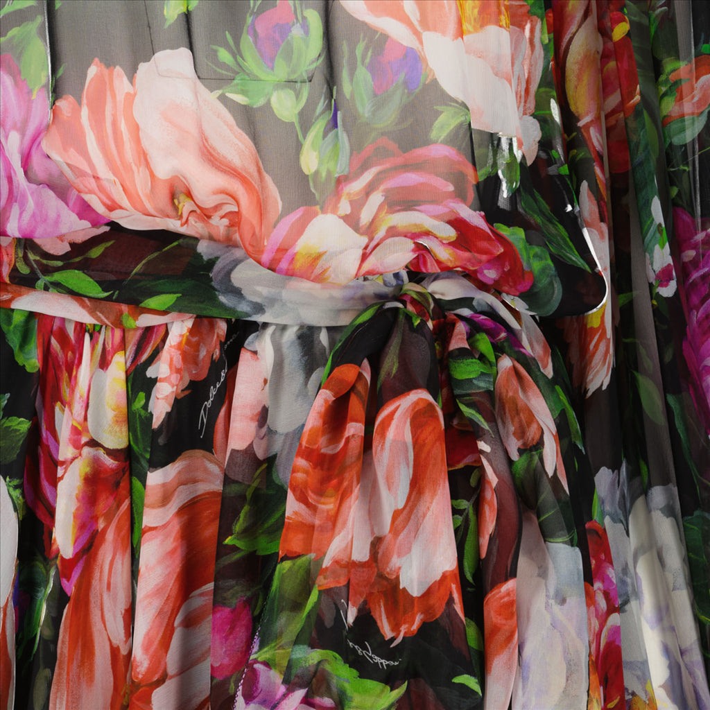 Robes Robe à imprimé fleurs Dolce & Gabbana Rose Femme
