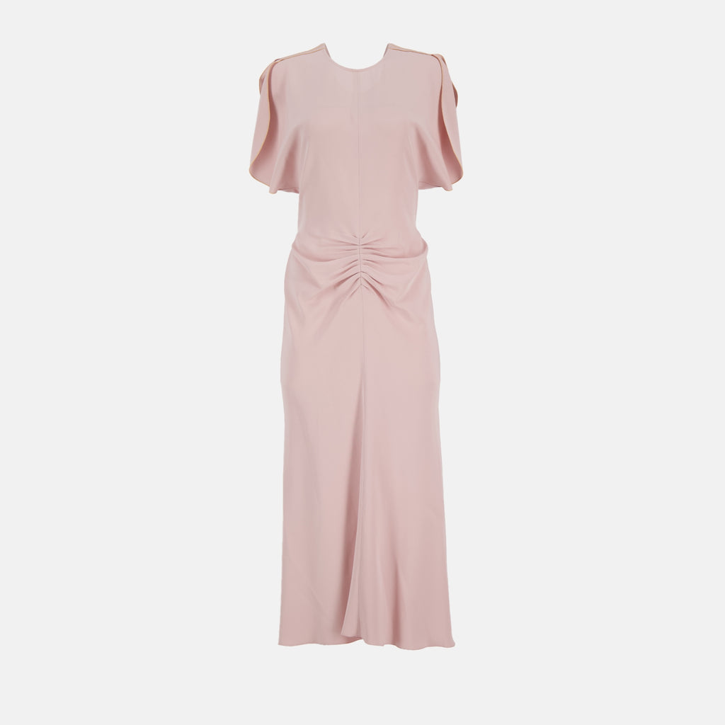 Robes Robe à taille froncée Rose Victoria Beckham Rose Femme
