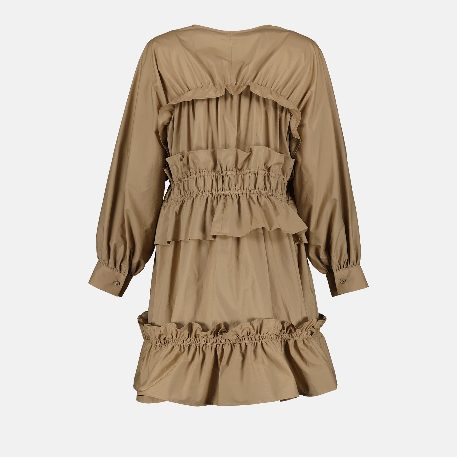 Robes Robe à volants MSGM Beige Femme