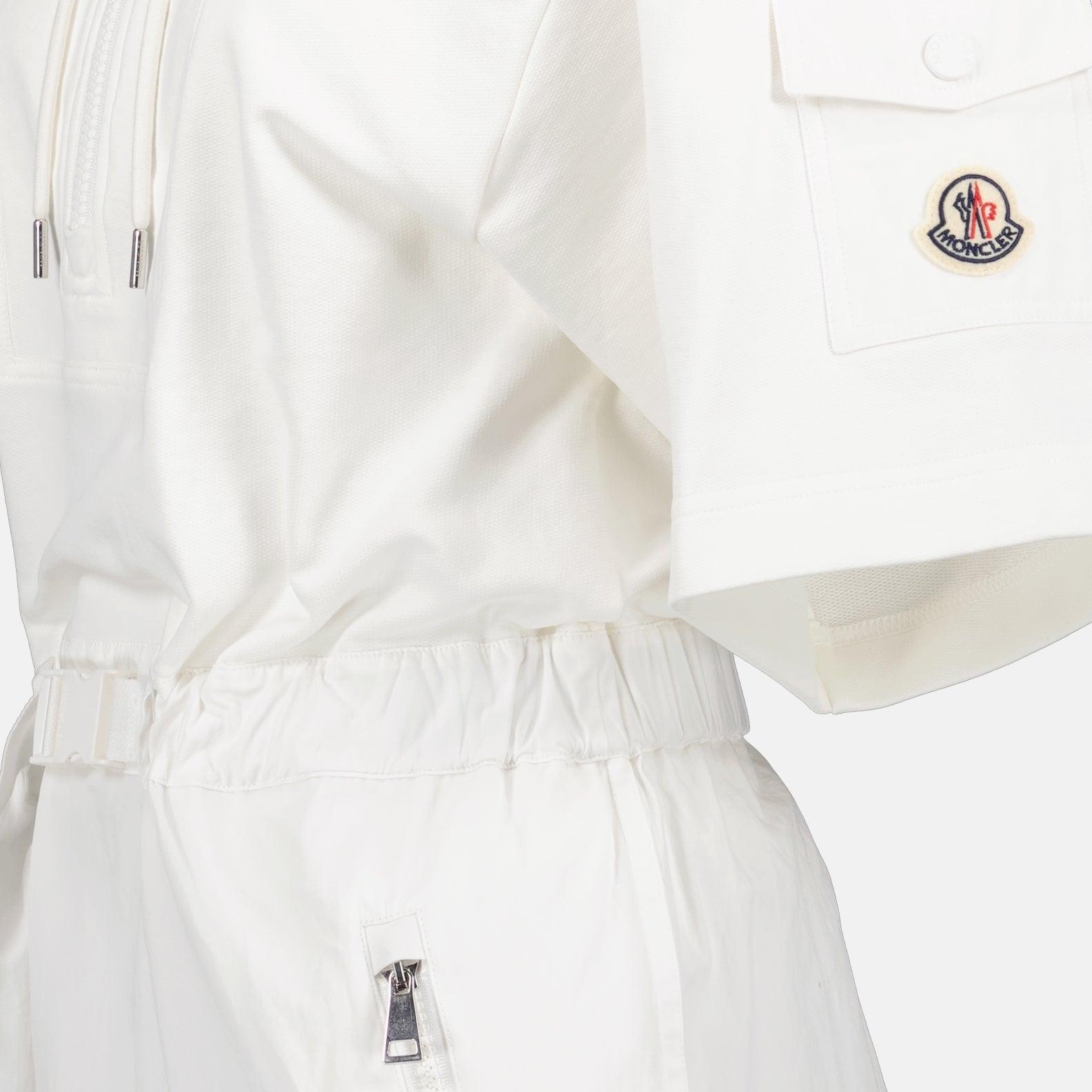 Robes Robe ajustée Moncler Blanc Femme