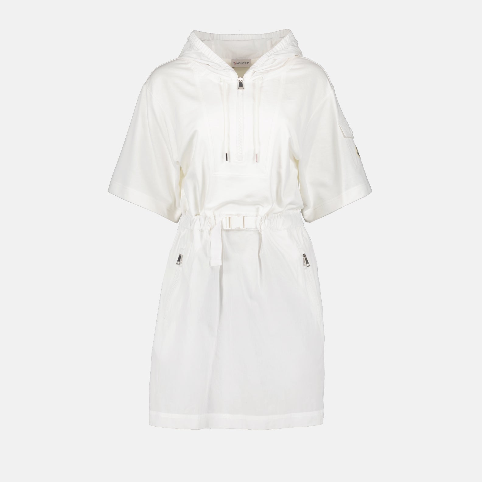 Robes Robe ajustée Moncler Blanc Femme