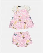 Vestuário Robe Barocco Butterfly Versace Rosa Crianças