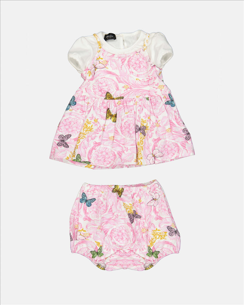 Vêtements Robe Barocco Butterfly Versace Rose Enfants