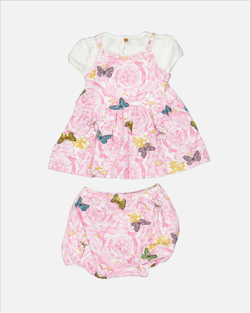 Vêtements Robe Barocco Butterfly Versace Rose Enfants