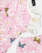 Vestuário Robe Barocco Butterfly Versace Rosa Crianças