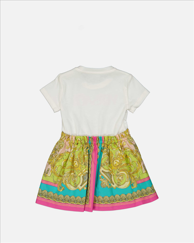 Vêtements Robe Barocco Goddess Versace Blanc Enfants
