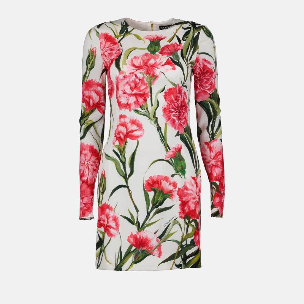Dresses Carnation print dress Dolce & Gabbana Pink Women