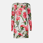 Dresses Carnation print dress Dolce & Gabbana Pink Women