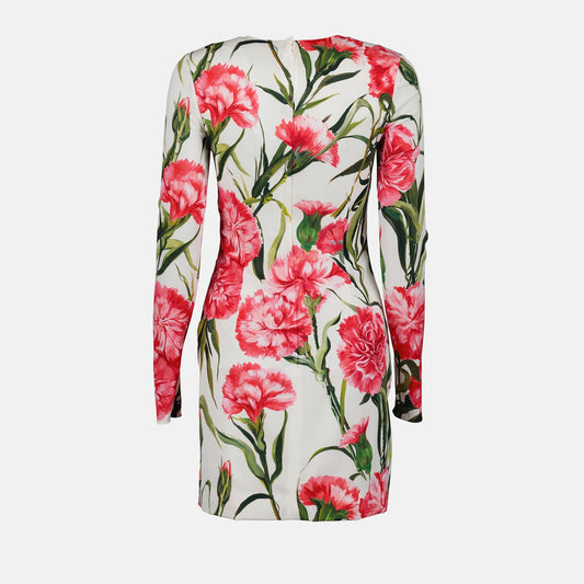 Carnation print dress