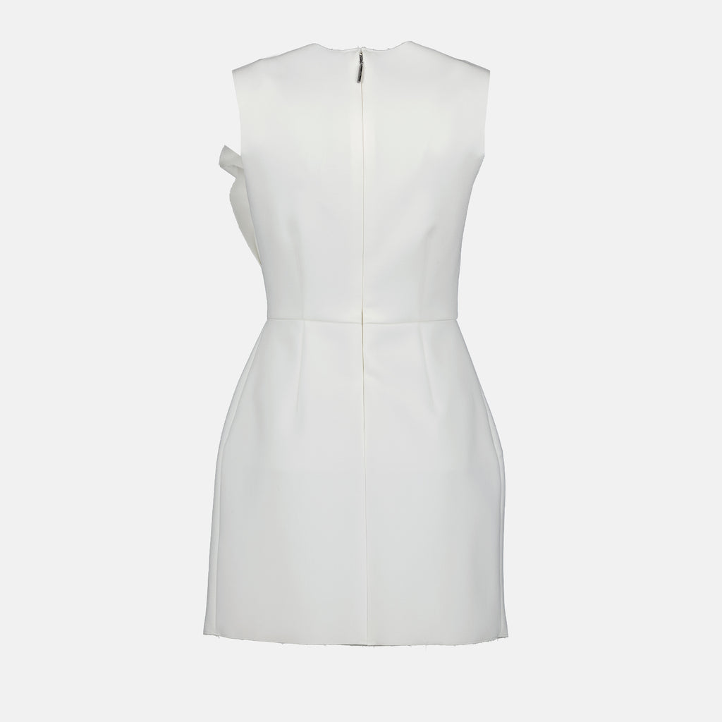 Robes Robe à volants Blanc MSGM Blanc Femme