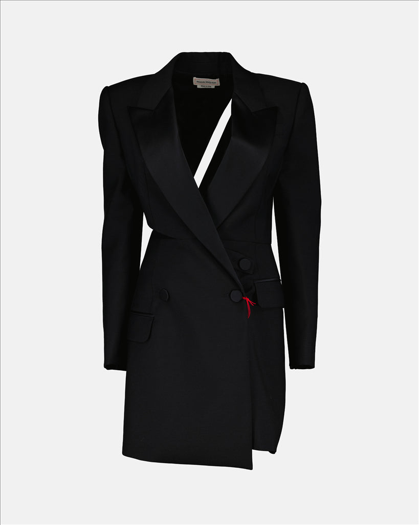Robes Robe blazer Alexander McQueen Noir Femme