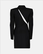 Vestidos Robe blazer Alexander McQueen Preto Femme