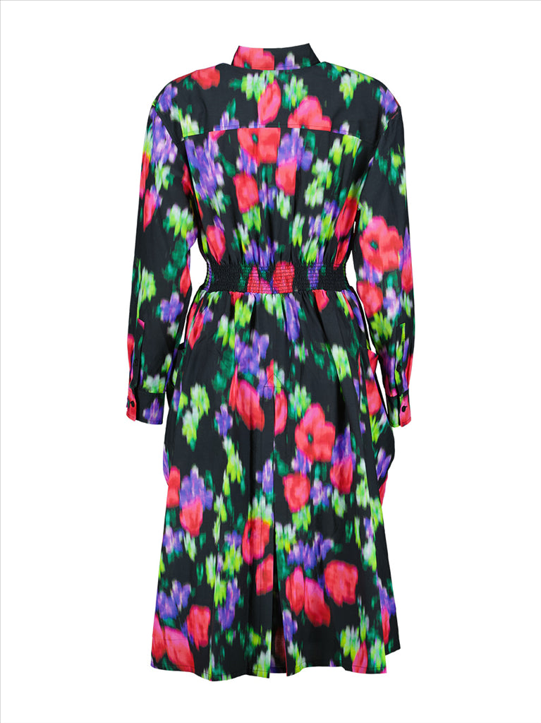Abiti Robe Blurred Flowers Kenzo Multicolore Femme